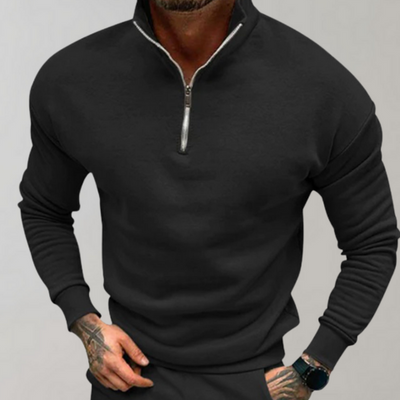 Yiveso | Men's Half-Zip Casual Jumper | Regular Fit