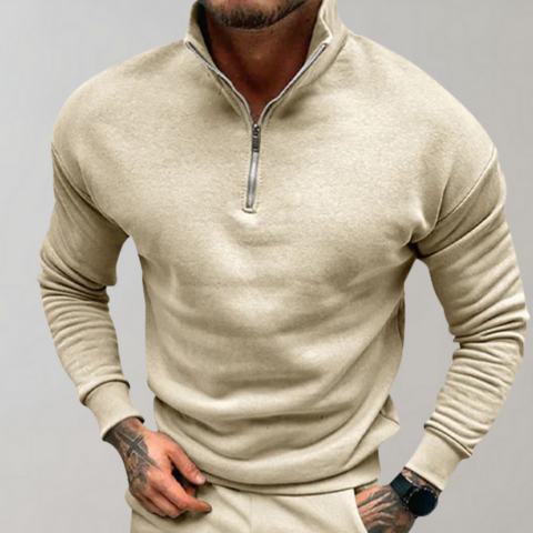 Yiveso | Men's Half-Zip Casual Jumper | Regular Fit