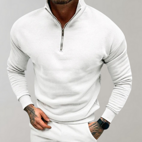 Yiveso | Men's Half-Zip Casual Jumper | Regular Fit